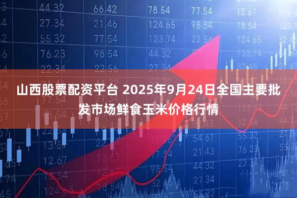 山西股票配资平台 2025年9月24日全国主要批发市场鲜食玉米价格行情